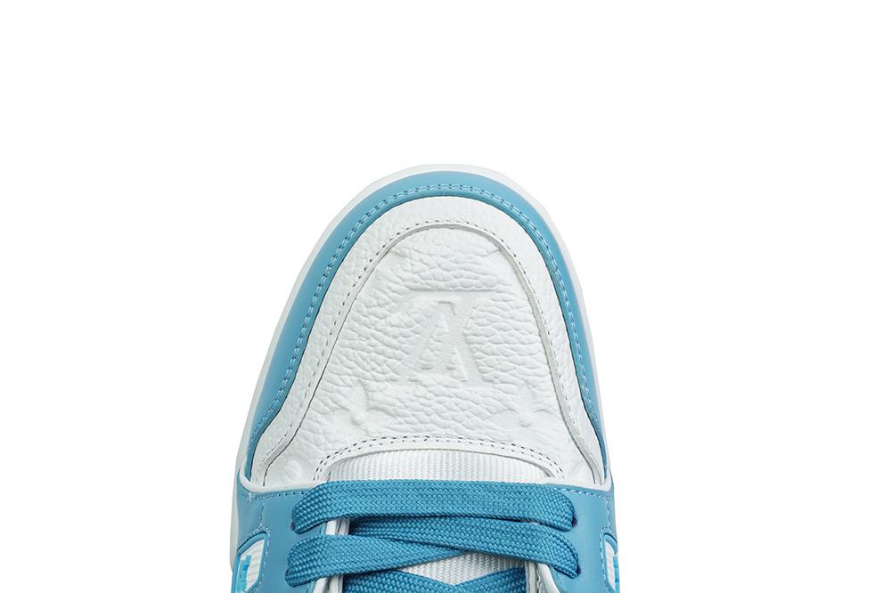 PK god Louis Vuitton LV Trainer Monogram Denim Light Blue retail materials ready to ship